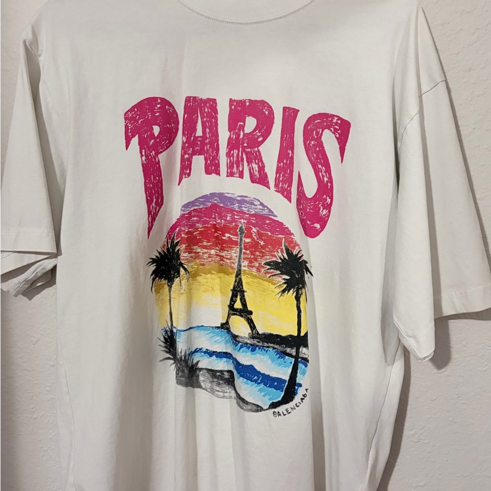 Balenciaga Unisex White Tee